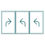 Triple track All Side <br> up to 9m wide